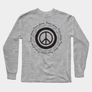 Please Peace Long Sleeve T-Shirt